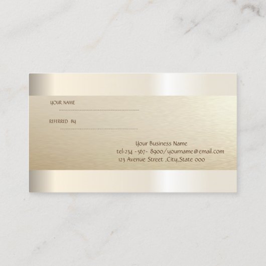 Carte De Référencement Élégant Parties scintillant arc-en-ciel (Dos)