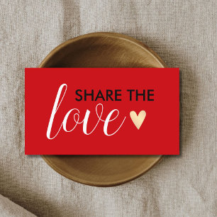 Carte De Référencement Elégant salon de beauté Red White Black Golden Hea