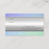 Carte De Référencement Elégant Stylish Striped, Parties scintillant de la (Dos)