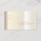 Carte De Référencement Elégante Parties scintillant tendance Drivers Refe (Dos)