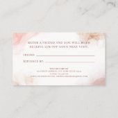 Carte De Référencement Encre d'alcool liquide Abstraite (Dos)