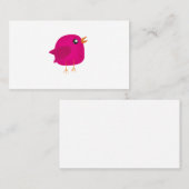 Carte De Référencement Enfants mignonette birdy (Devant / Derrière)