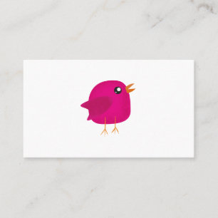 Carte De Référencement Enfants mignonette birdy
