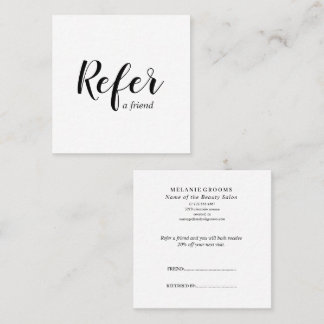 Carte De Référencement Entreprise de Salon Promotionnel