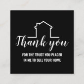 Carte De Référencement Entreprise professionnelle noire et blanche (Devant)