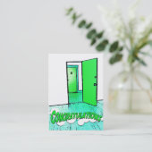 Carte De Référencement félicitations comique condo (Debout devant)