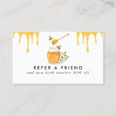 Carte De Référencement Ferme de miel biologique moderne (Devant)