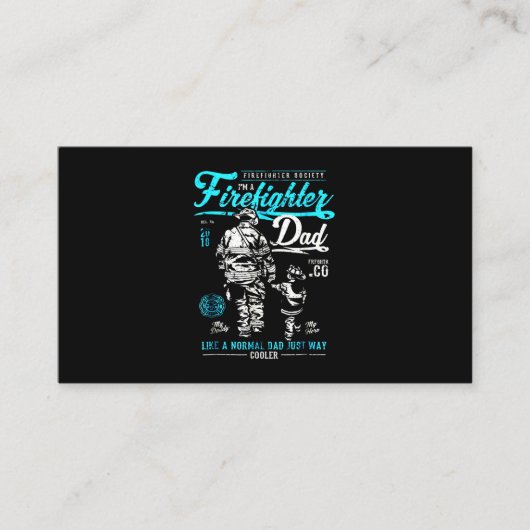 Carte De Référencement Firefighter | I'm A Firefighter (Devant)