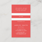 Carte De Référencement Fleur sauvage dynamique (Dos)