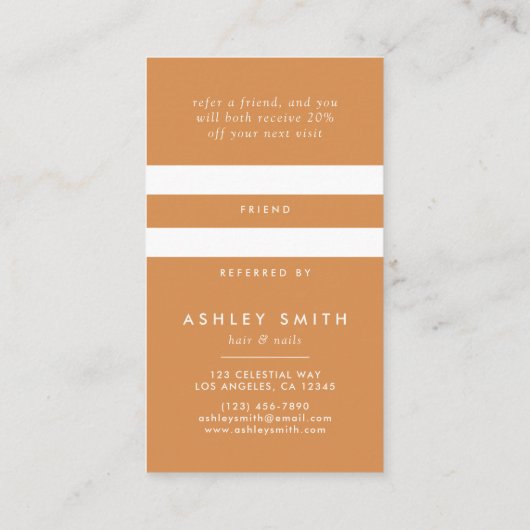 Carte De Référencement Fleur sauvage rustique (Dos)