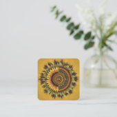 Carte De Référencement Fleurs de soleil culturelles : Beauté tissée (Debout devant)