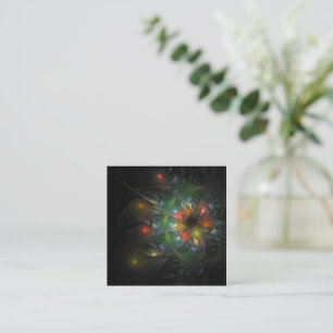 Carte De Référencement Fleurs imaginaires fractales douces et tendres