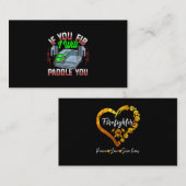 Carte De Référencement Funny FireFighter Police Office Defibrillator (Devant / Derrière)