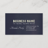 Carte De Référencement Garderie pour animaux de compagnie baignade et toi (Dos)