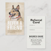 Carte De Référencement Garderie pour animaux de compagnie Bain et Groomin (Devant / Derrière)