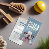 Carte De Référencement Garderie pour animaux de compagnie Bain et Groomin