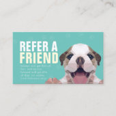 Carte De Référencement Garderie pour animaux de compagnie Bain et Groomin (Devant)