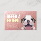 Carte De Référencement Garderie pour animaux de compagnie Bain et Groomin (Devant)