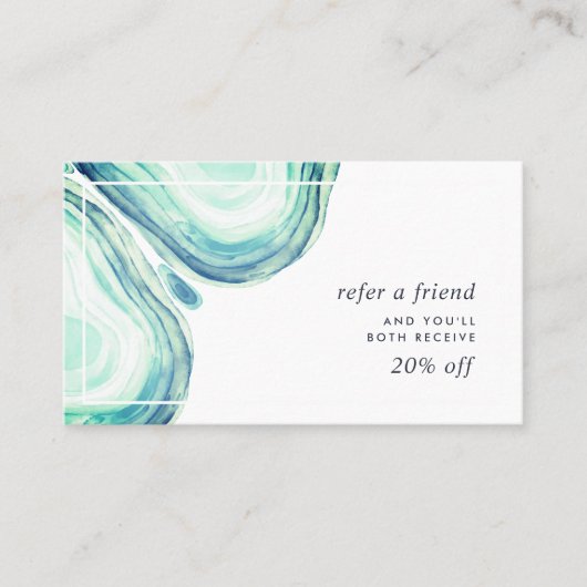 Carte De Référencement Géode Seaglass (Devant)