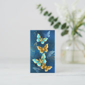 Carte De Référencement Golden butterflies (Debout devant)