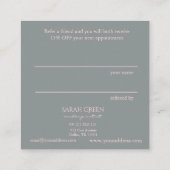 Carte De Référencement Gris (Dos)