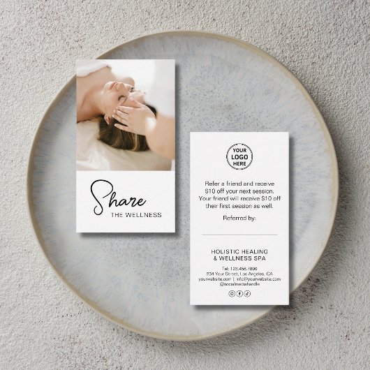 Carte De Référencement Health Coach Holistic Therapist