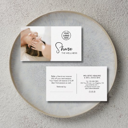 Carte De Référencement Holistic Therapist Health Coach