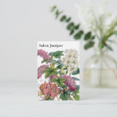 Carte De Référencement Illustrations botaniques vintages (Debout devant)