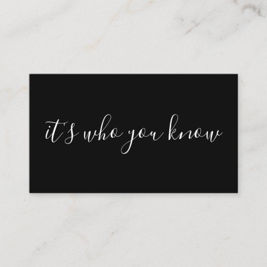 Carte De Référencement it who (Devant)