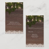 Carte De Référencement Ivy String Lights Mason Jar Rustic Référer un ami (Devant / Derrière)