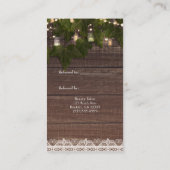 Carte De Référencement Ivy String Lights Mason Jar Rustic Référer un ami (Dos)