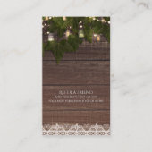 Carte De Référencement Ivy String Lights Mason Jar Rustic Référer un ami (Devant)
