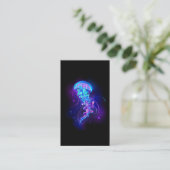 Carte De Référencement Jellyfish éclatante couleur (Debout devant)
