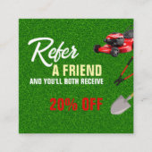 Carte De Référencement Landscaping Services | Lawn Care & Garden Design (Devant)