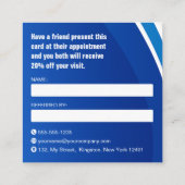 Carte De Référencement Lavage de pression professionnel et nettoyage de l (Dos)