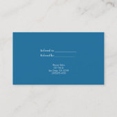 Carte De Référencement Le cru de fête d'anniversaire d'oiseaux de Tiki se (Dos)