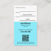 Carte De Référencement Les Résultats Juste Transforment Les Athlètes Loya (Dos)