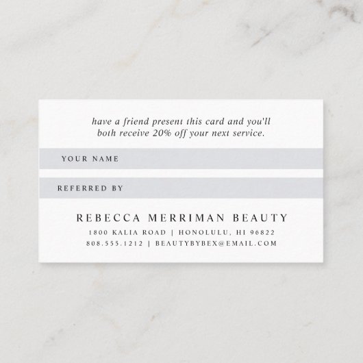 Carte De Référencement Logo des ciseaux floraux d'or | Salon (Dos)