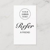 Carte De Référencement Logo Promotionnel Personnalisé – Aucune Commande M (Devant)
