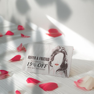 Carte De Référencement Maquillage Artiste & Coiffeur Styliste Beauté Salo