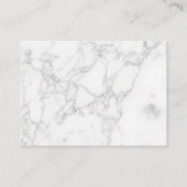 Carte De Référencement Marbre Blanc (Dos)