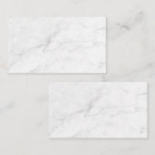 Carte De Référencement Marbre Blanc (Devant / Derrière)