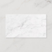 Carte De Référencement Marbre Blanc (Devant)