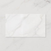 Carte De Référencement Marbre Blanc (Dos)