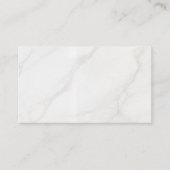 Carte De Référencement Marbre Blanc (Devant)