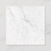 Carte De Référencement Marbre Blanc (Dos)