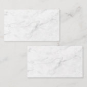 Carte De Référencement Marbre Blanc (Devant / Derrière)