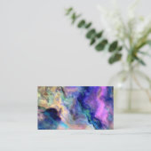 Carte De Référencement Marbre coloré (Debout devant)