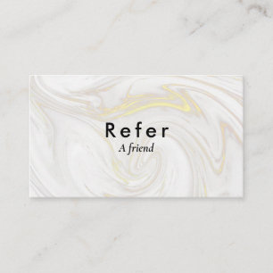 Carte De Référencement Marbre minimaliste moderne