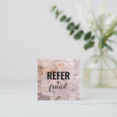 Carte De Référencement Marbre rose violet or aiguiser un ami (Debout devant)